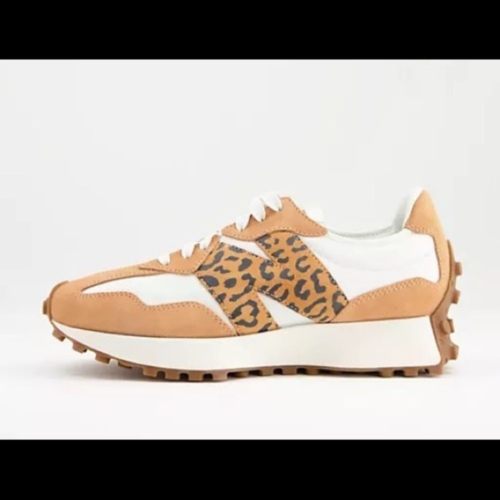 New Balance 327 Tan Leopard M-6 W-7.5